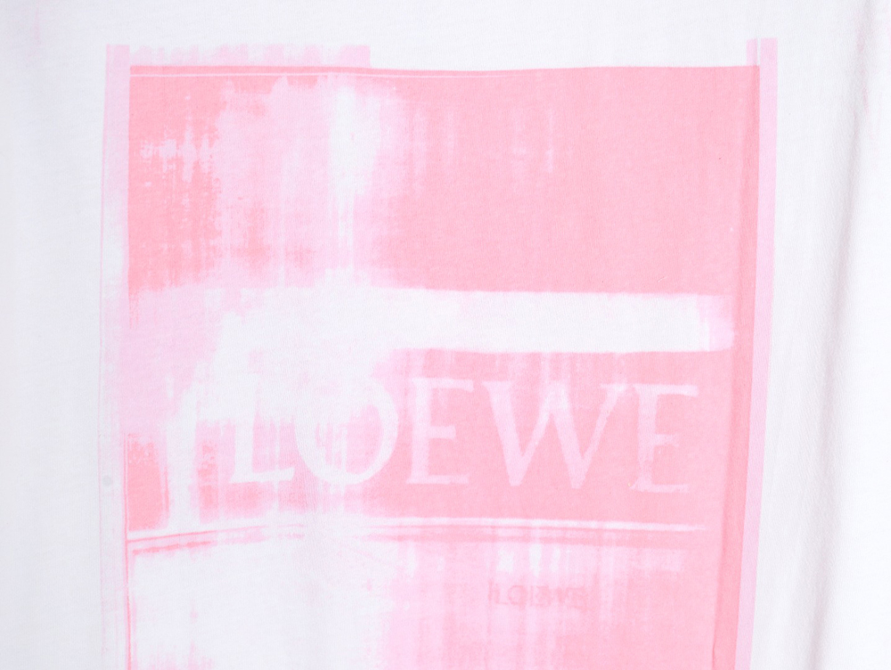 Loewe 24SS graffiti tie-dye short-sleeved T-shirt TSK1