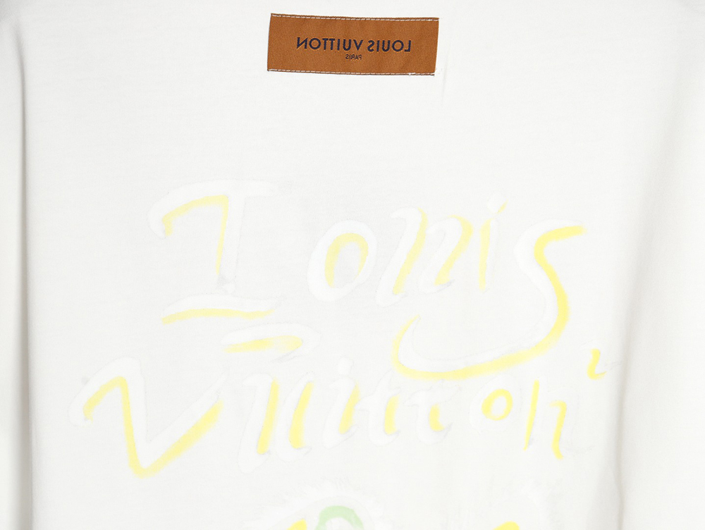 Louis Vuitton LV 23SS Graffiti Duck Short Sleeve T-Shirt