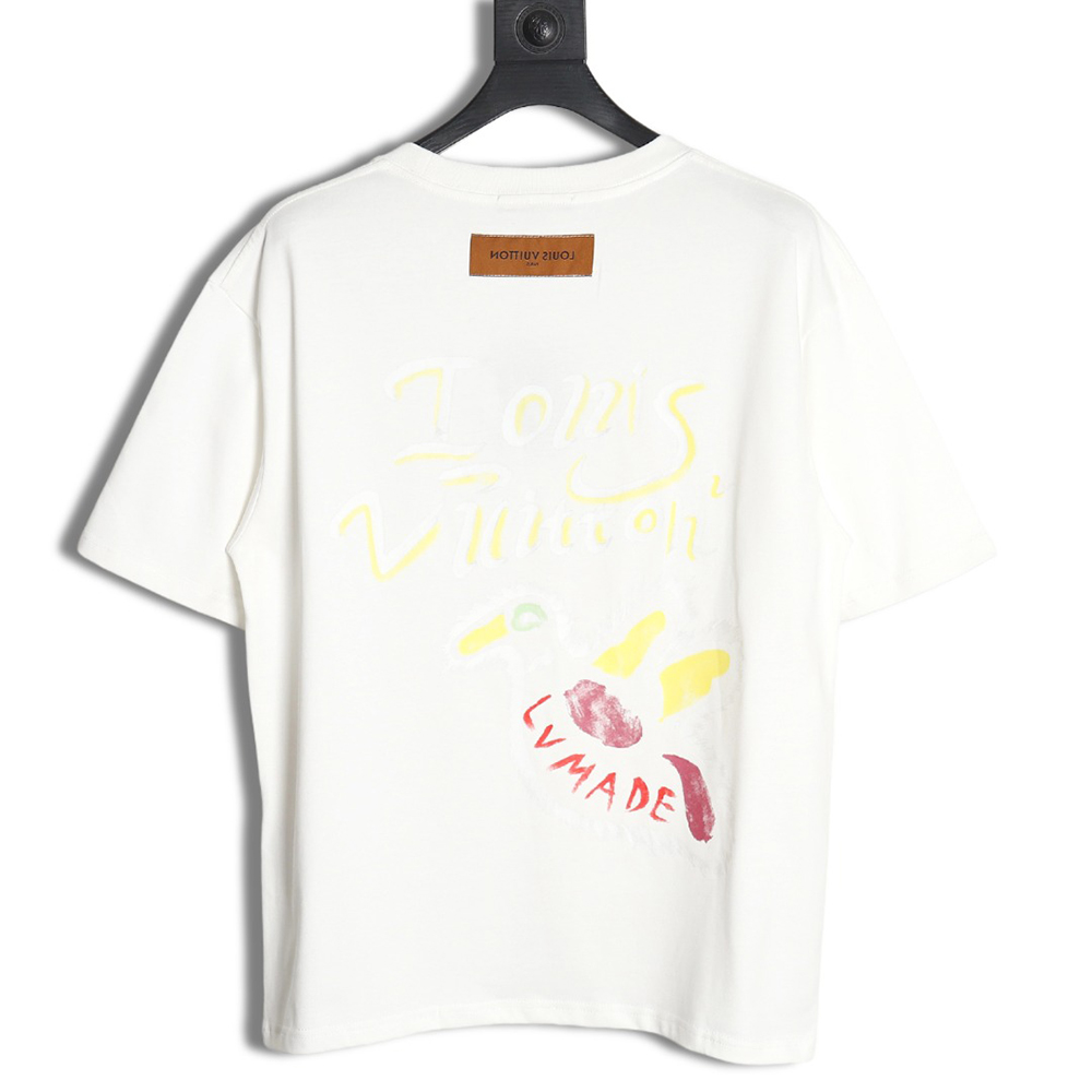 Louis Vuitton LV 23SS Graffiti Duck Short Sleeve T-Shirt