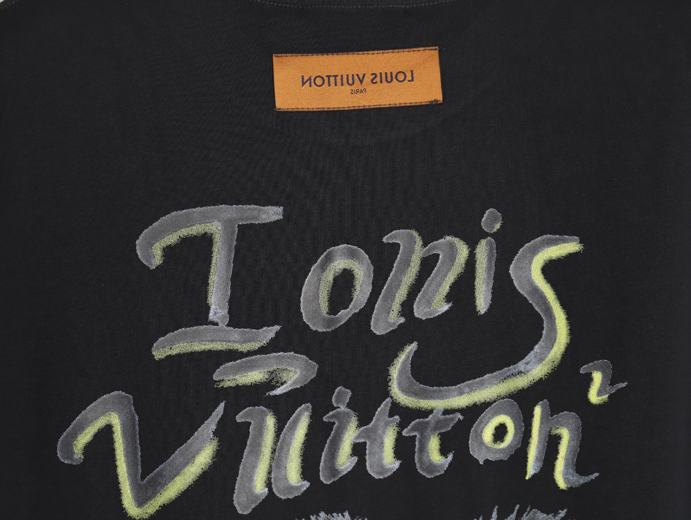Louis Vuitton LV 23SS Graffiti Duck Short Sleeve T-Shirt