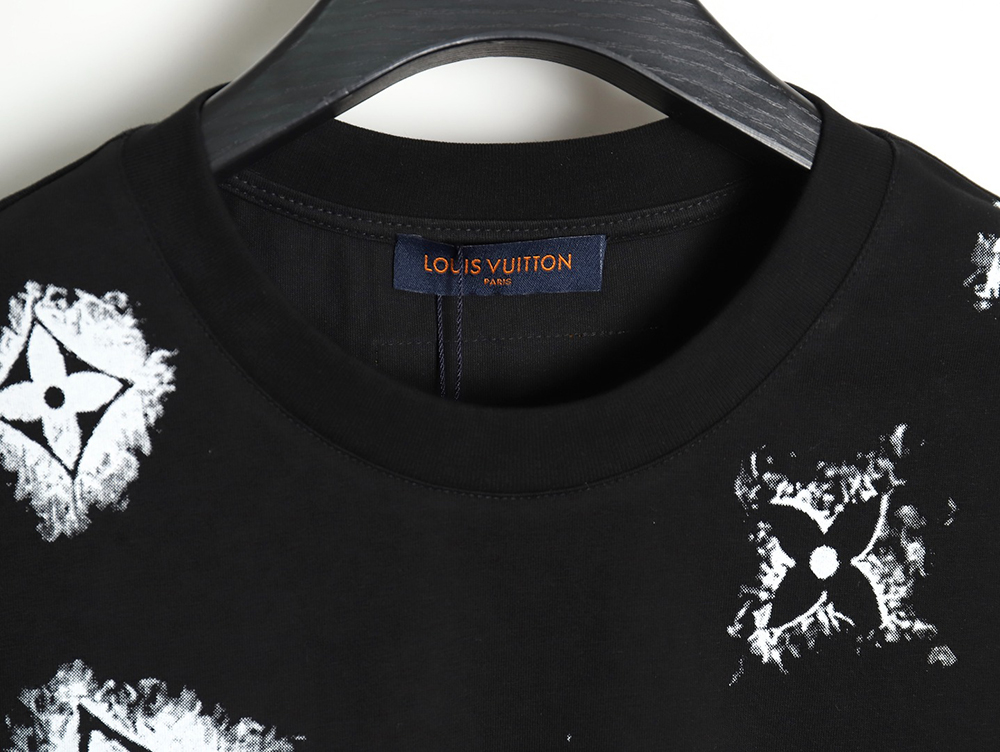 Louis Vuitton LV full logo printed short sleeves