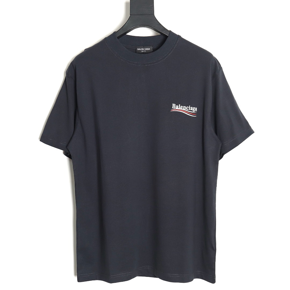 Balenciaga 24Ss cola wave print short sleeves TSK2