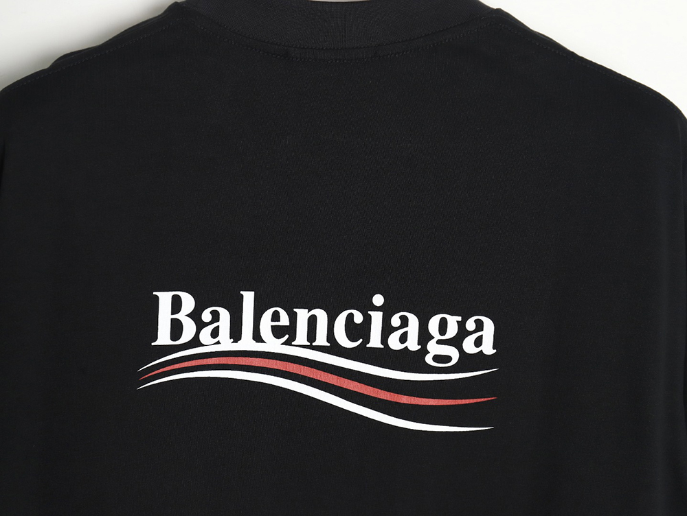 Balenciaga 24Ss cola wave print short sleeves TSK4