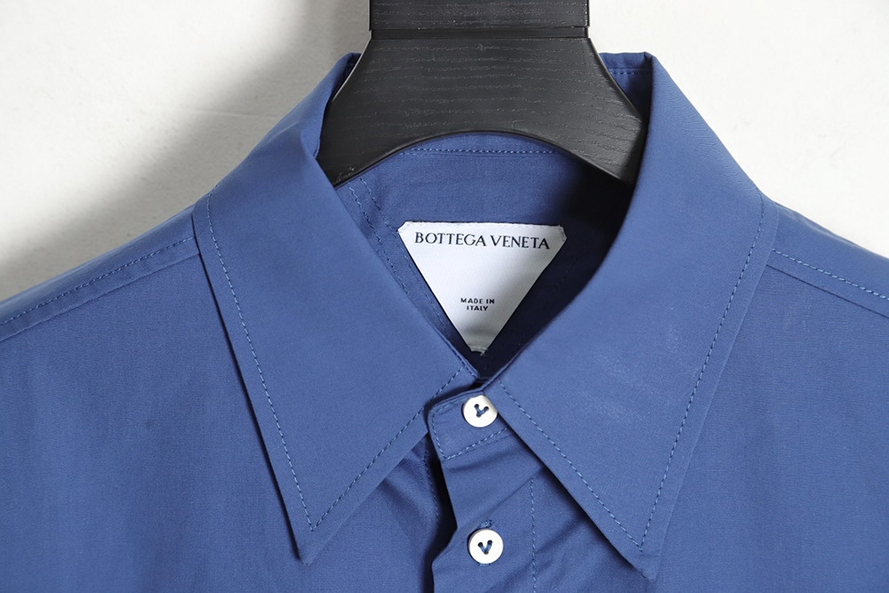 Bottega Veneta BV23SS side braided short-sleeved shirt TSK2