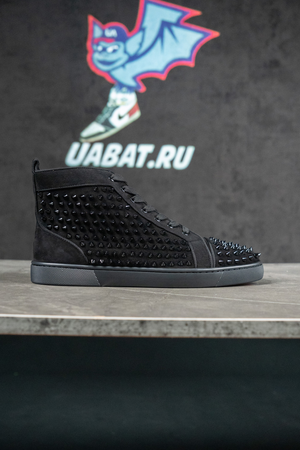 SSENSE Christian Louboutin Black Louis Orlato Sneakers