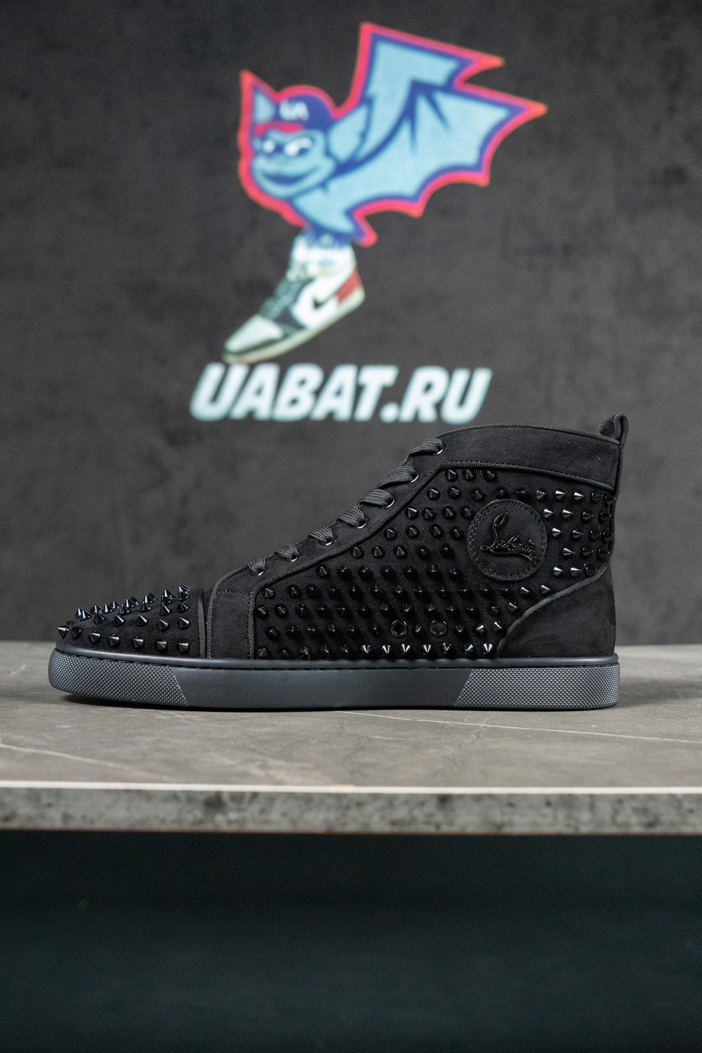 SSENSE Christian Louboutin Black Louis Orlato Sneakers
