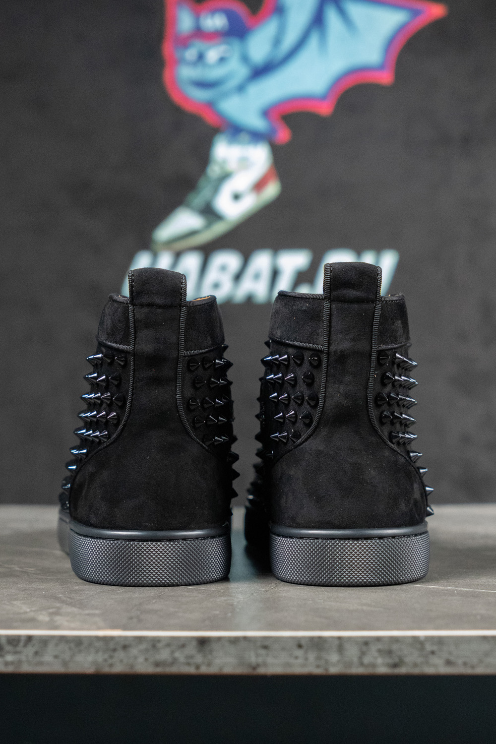 SSENSE Christian Louboutin Black Louis Orlato Sneakers