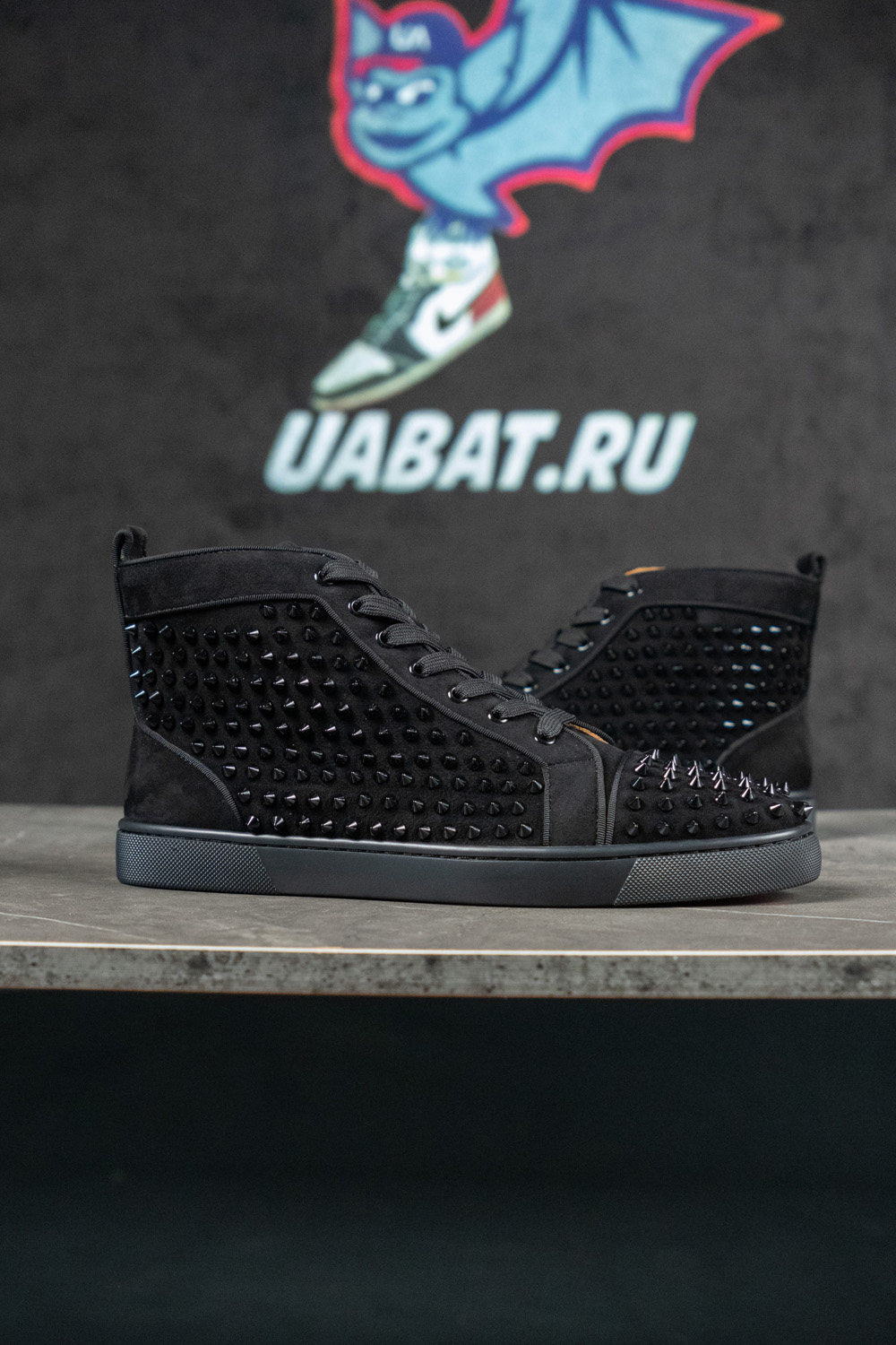 SSENSE Christian Louboutin Black Louis Orlato Sneakers