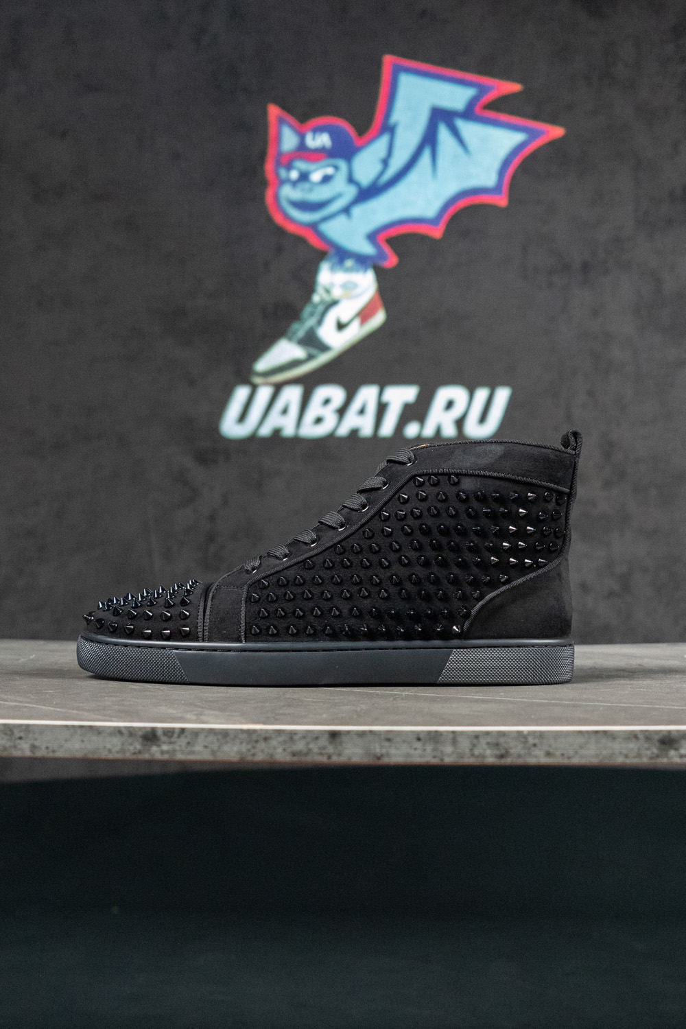 SSENSE Christian Louboutin Black Louis Orlato Sneakers