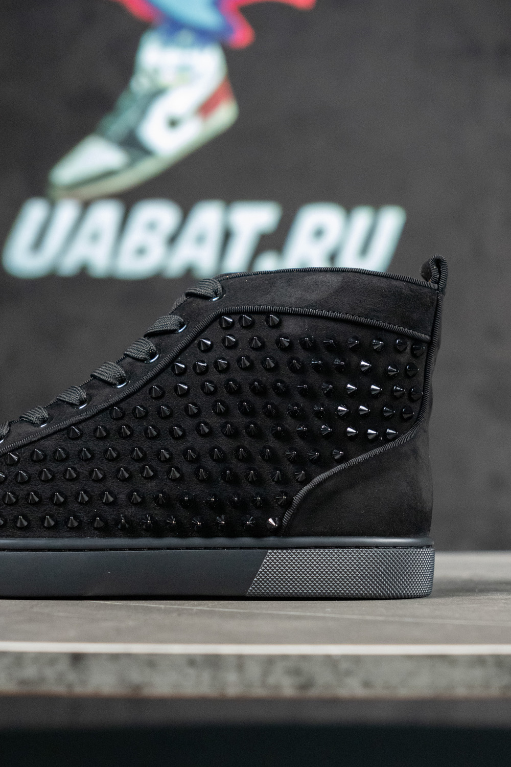 SSENSE Christian Louboutin Black Louis Orlato Sneakers