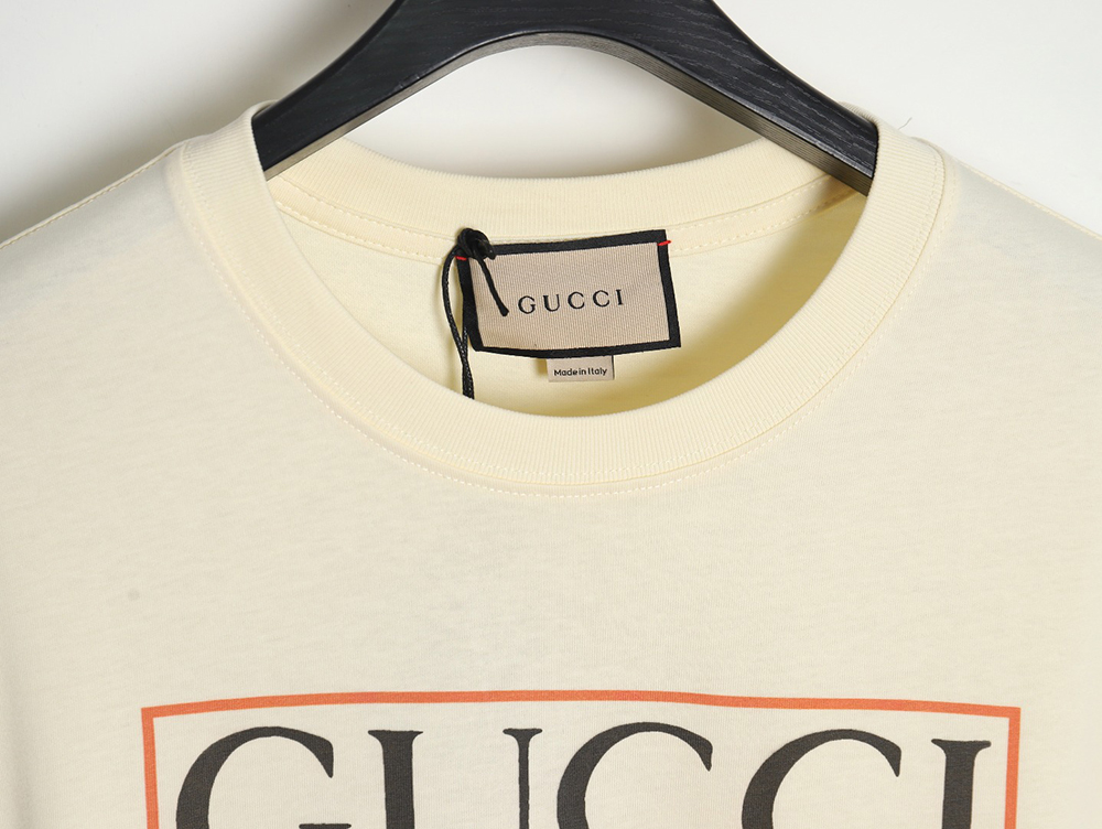 Gucci new frog prince pattern printed short sleeves