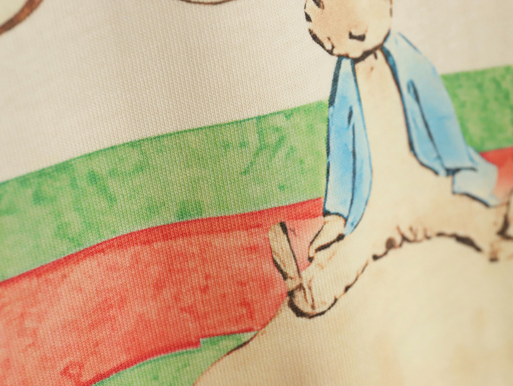 Gucci classic letter logo mushroom print T-shirt