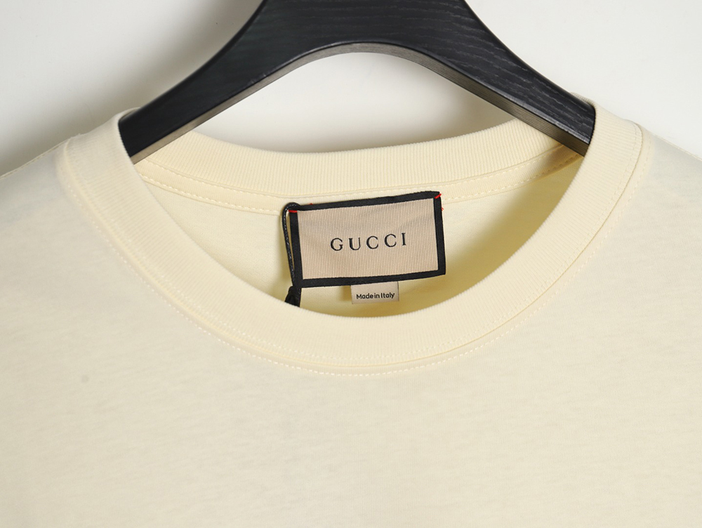 Gucci 24SS Classic Letter Logo Apple Print T-Shirt