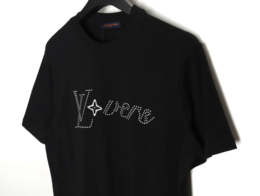 Louis Vuitton Fei Dong employee letter embroidered short-sleeved T-shirt TSK2