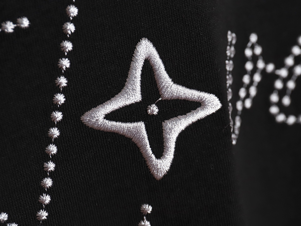 Louis Vuitton Fei Dong employee letter embroidered short-sleeved T-shirt TSK2