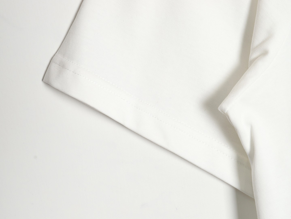 Prada chest monogram short-sleeved T-shirt TSK1