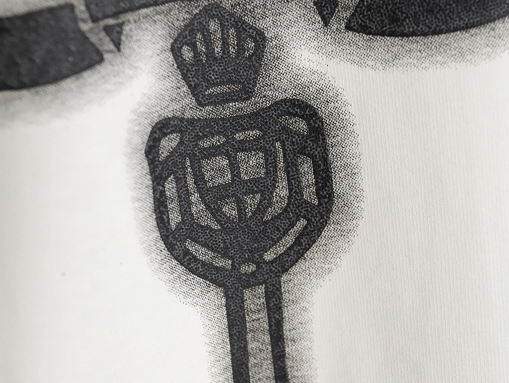 Prada chest monogram short-sleeved T-shirt TSK1