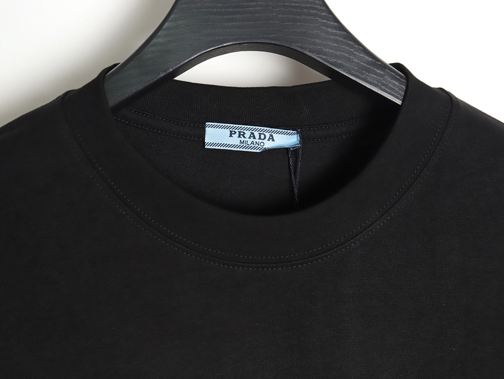 Prada chest monogram short-sleeved T-shirt TSK2
