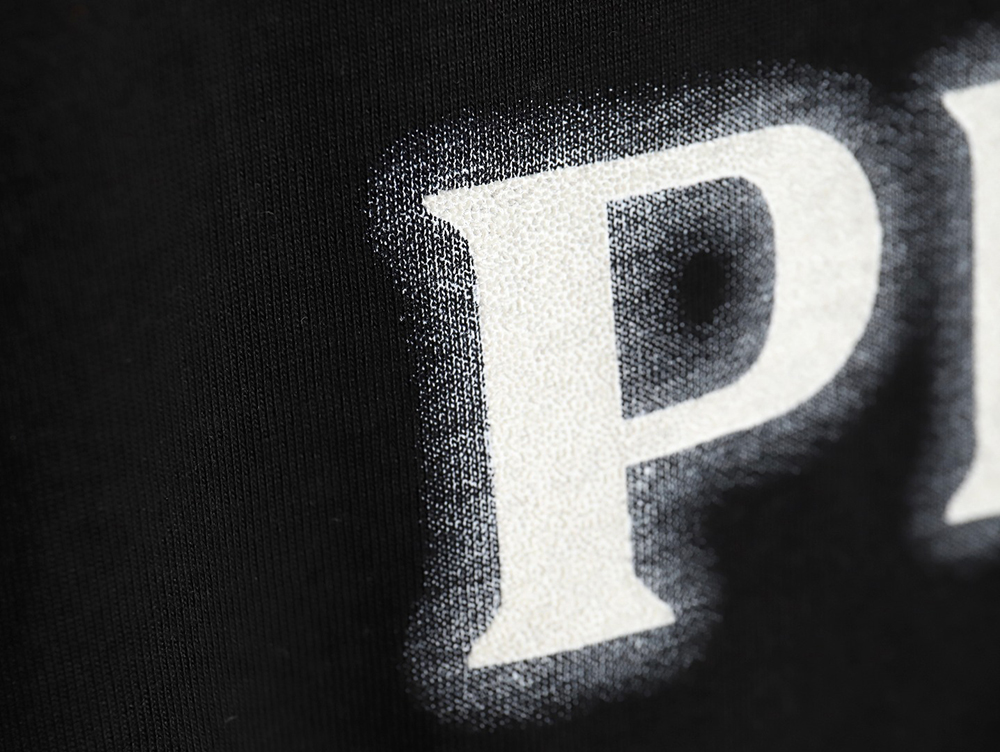 Prada chest monogram short-sleeved T-shirt TSK2