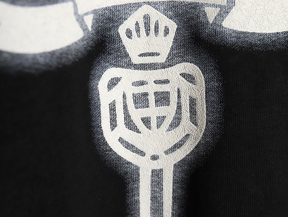 Prada chest monogram short-sleeved T-shirt TSK2