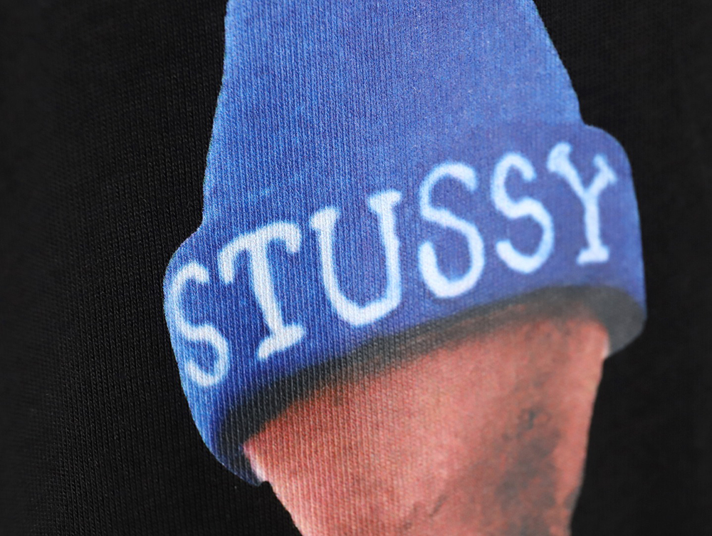Stussy 2024 Peace ProsperityTee Doll Slogan Back Slogan Short Sleeve T-Shirt TSK2
