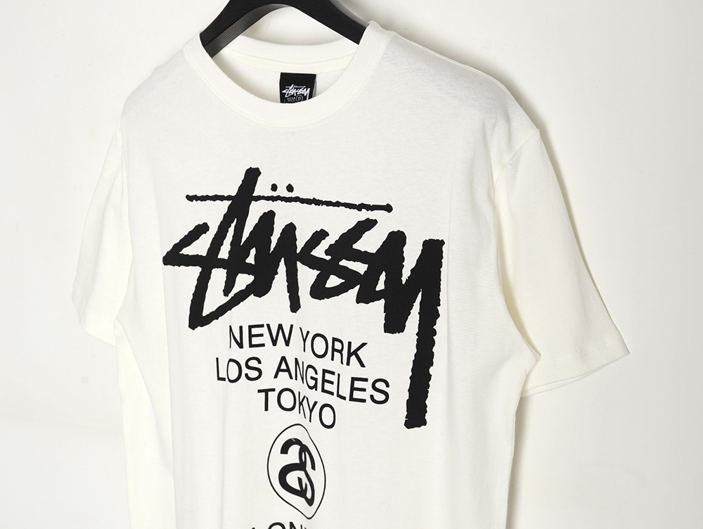 Stussy 24SS World Tour Printed Short Sleeve T-Shirt TSK1