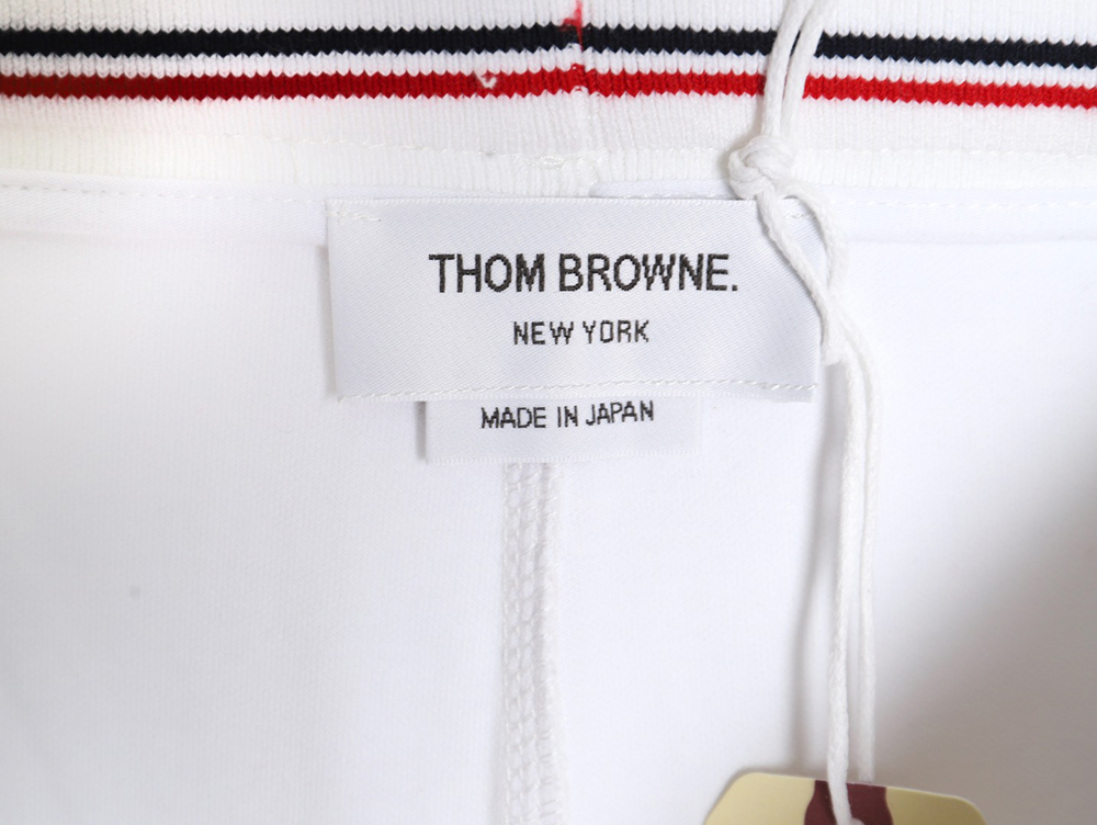 Thom Browne yarn-dyed drawstring trousers TSK1