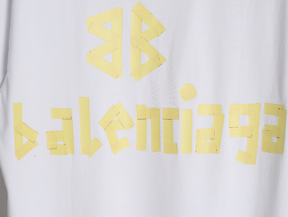 Balenciaga 24SS Masking Tape Short Sleeve T-Shirt