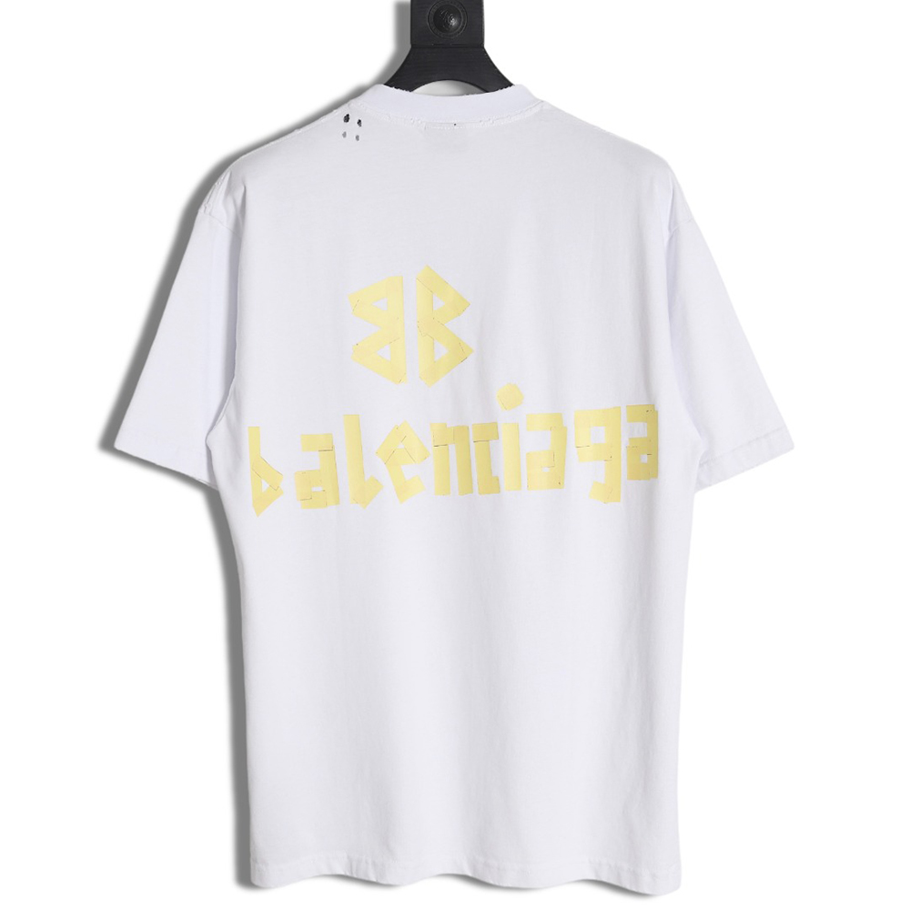 Balenciaga 24SS Masking Tape Short Sleeve T-Shirt