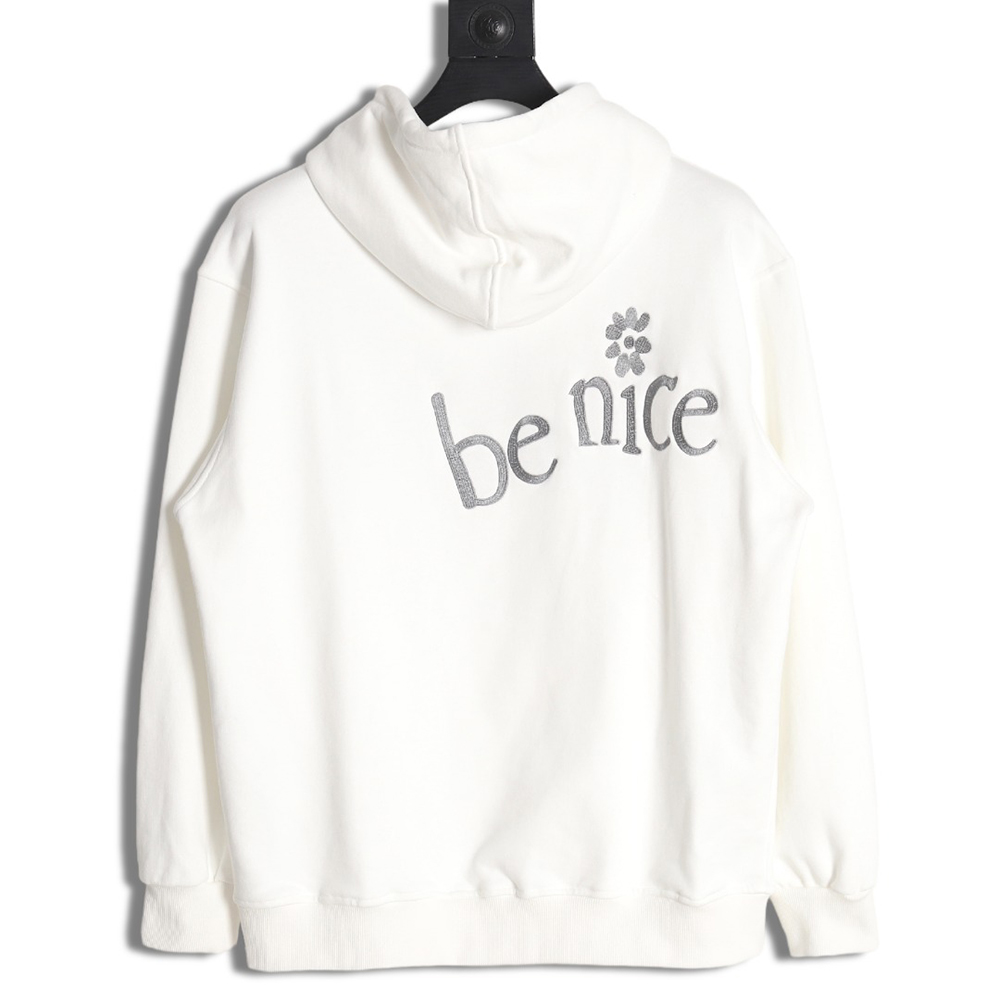 Dior 24SS small flower embroidered hooded sweatshirt