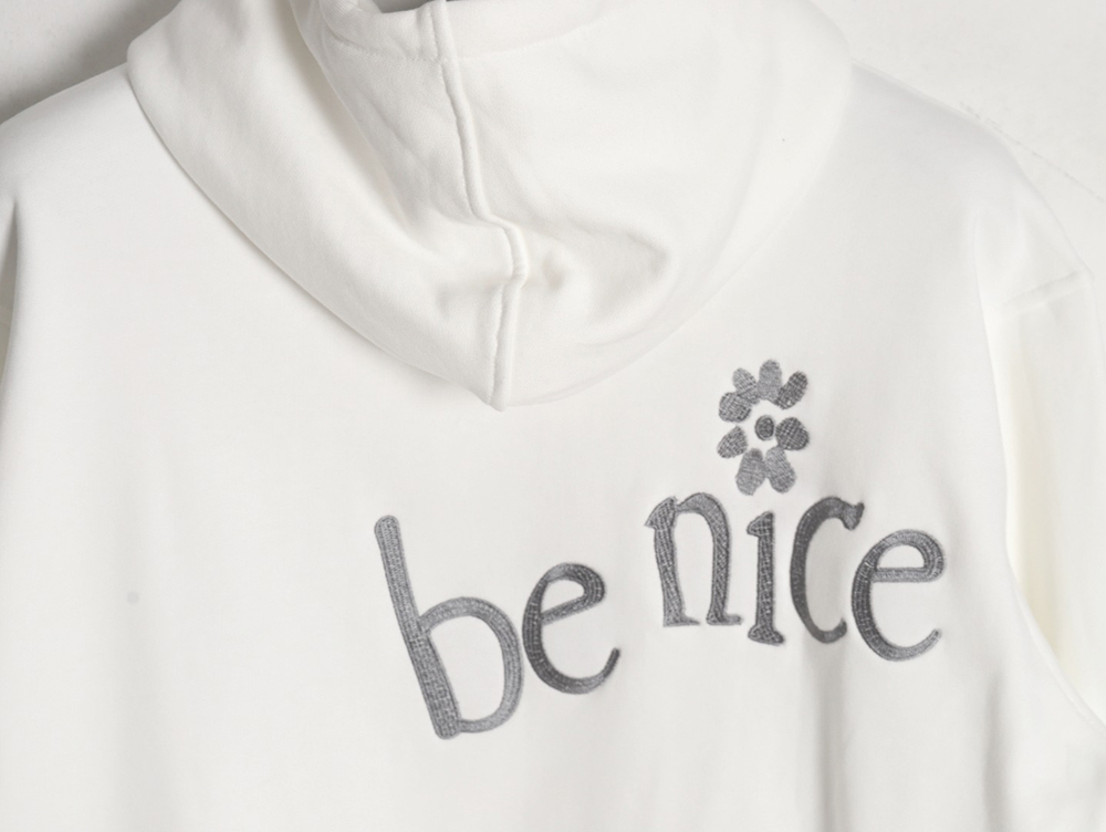 Dior 24SS small flower embroidered hooded sweatshirt