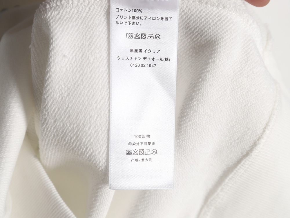 Dior 24SS floral print crew neck sweatshirt