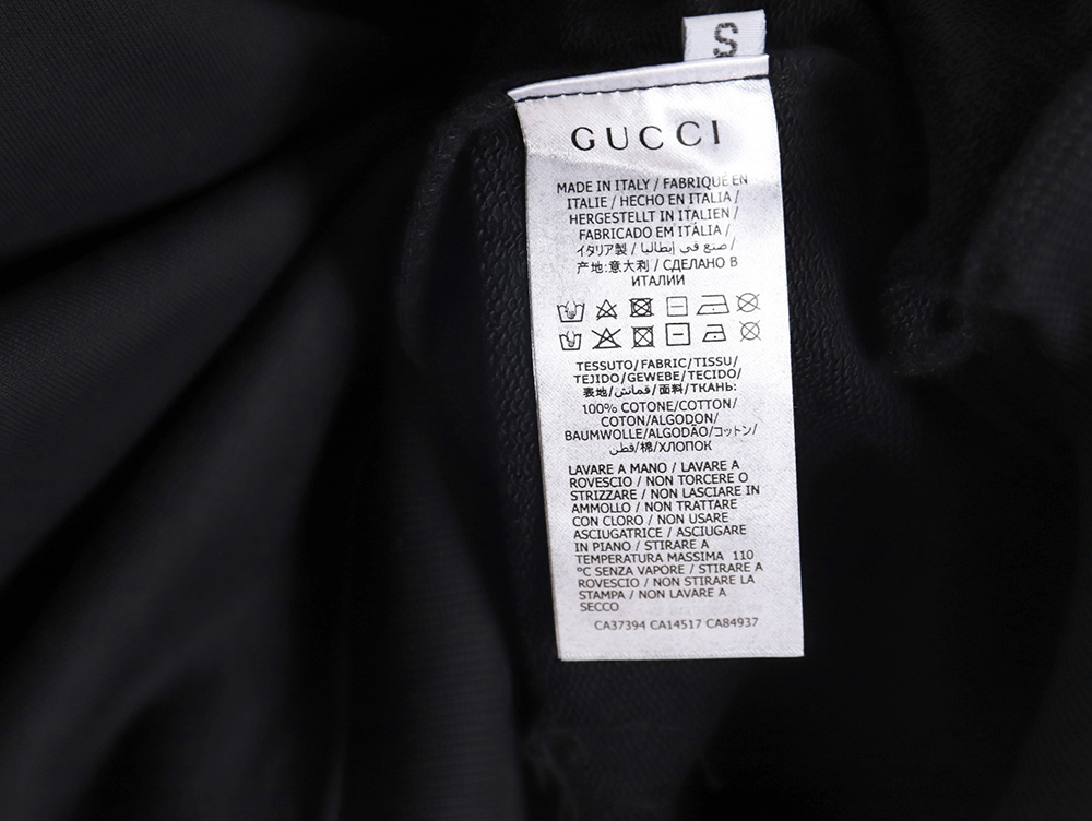 Gucci 24SS crew neck sweatshirt with chest logo embroidery