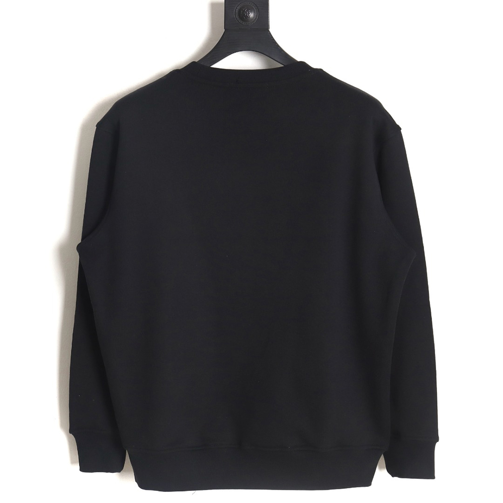 Gucci 24SS crew neck sweatshirt with chest logo embroidery