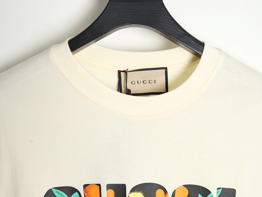 Gucci Dragon Year series dragon letter logo printed round neck short sleeves