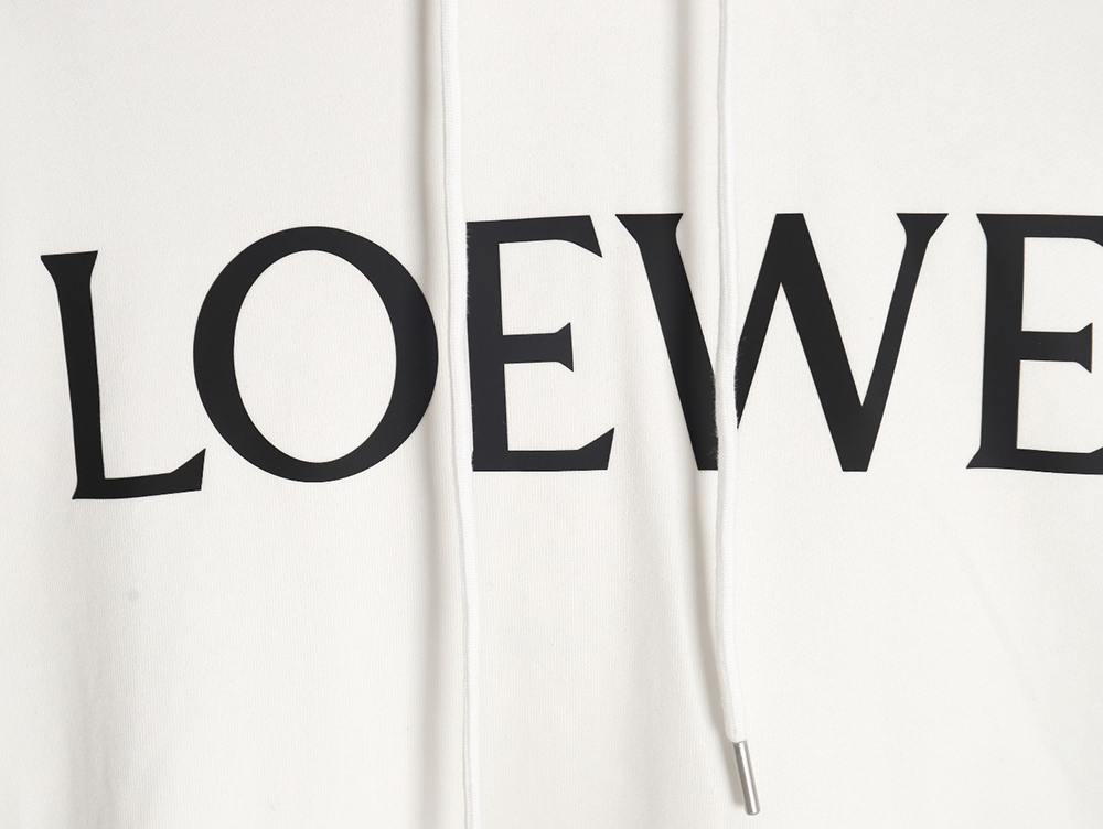 Loewe 24SS large letter print hooded sweatshirt TSK1