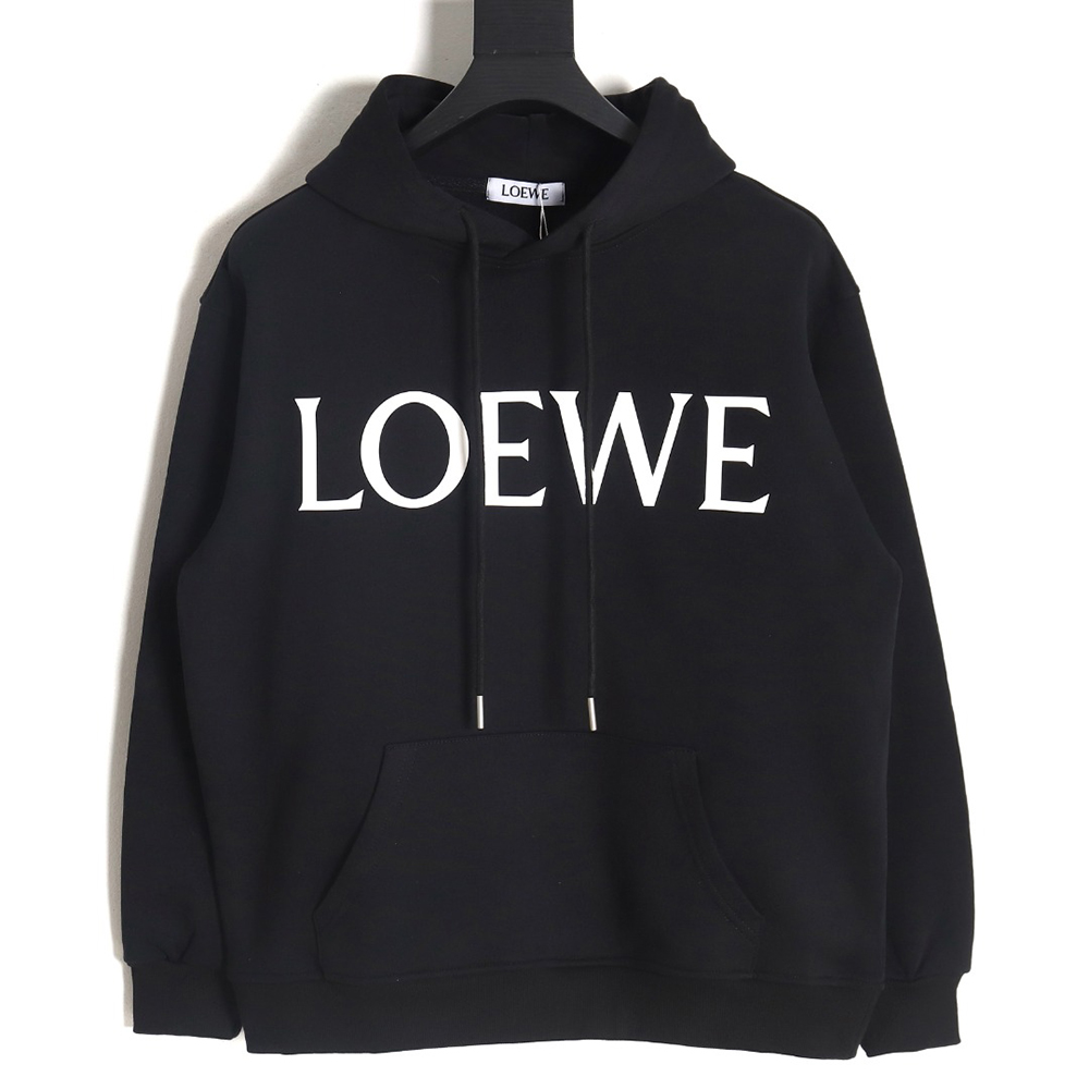 Loewe 24SS large letter print hooded sweatshirt TSK2