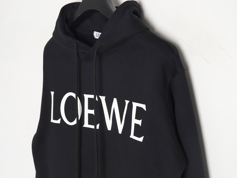 Loewe 24SS large letter print hooded sweatshirt TSK2