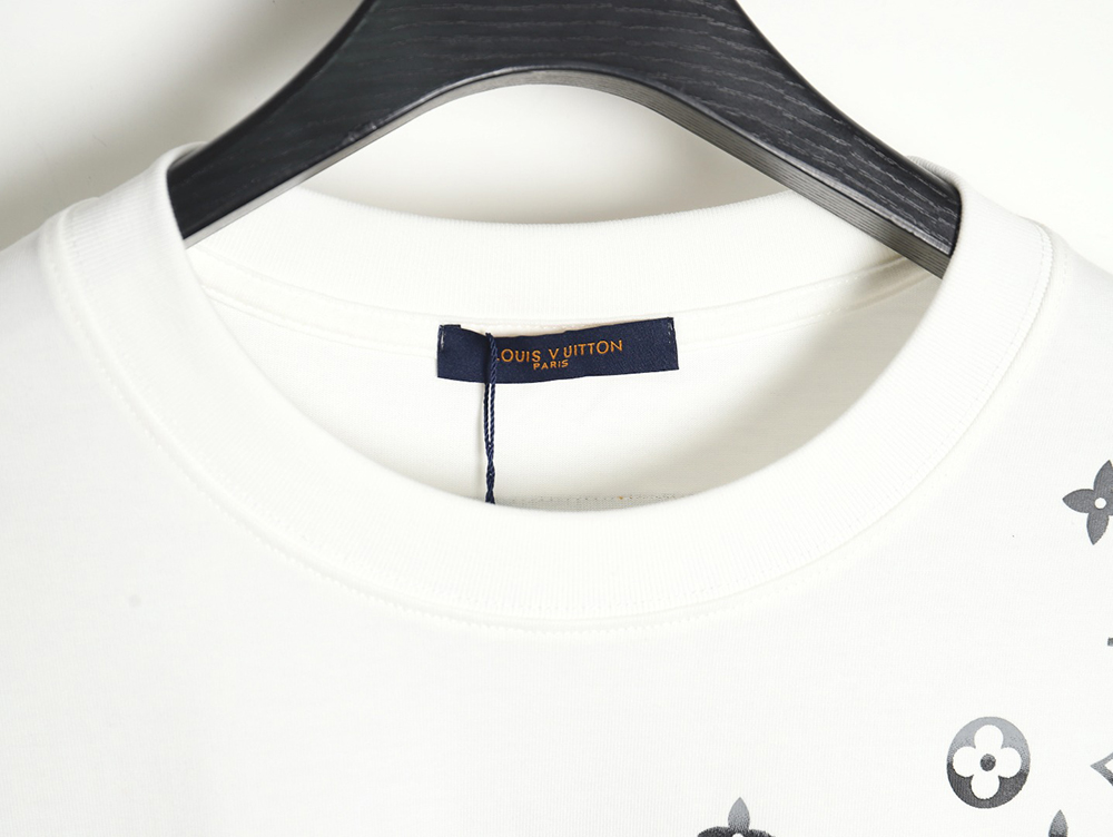 Louis Vuitton 24ss presbyopic gradient digital direct spray short-sleeved T-shirt