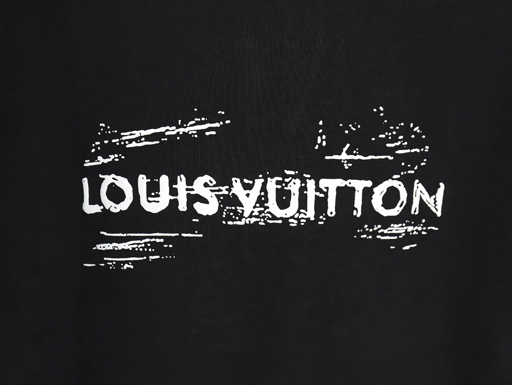 Louis Vuitton 24ss graffiti logo printed short-sleeved T-shirt