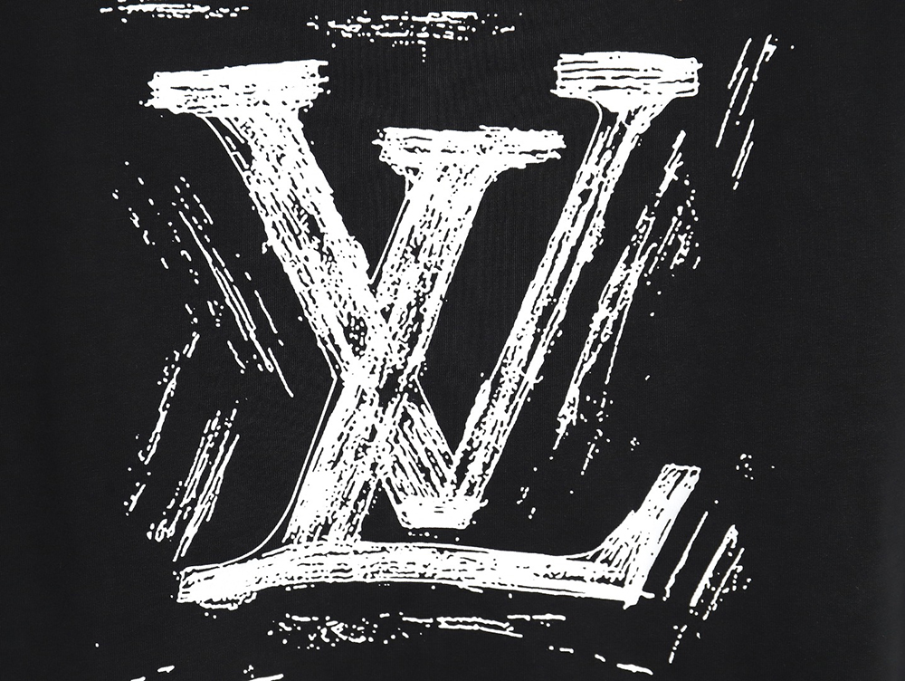 Louis Vuitton 24ss graffiti logo printed short-sleeved T-shirt
