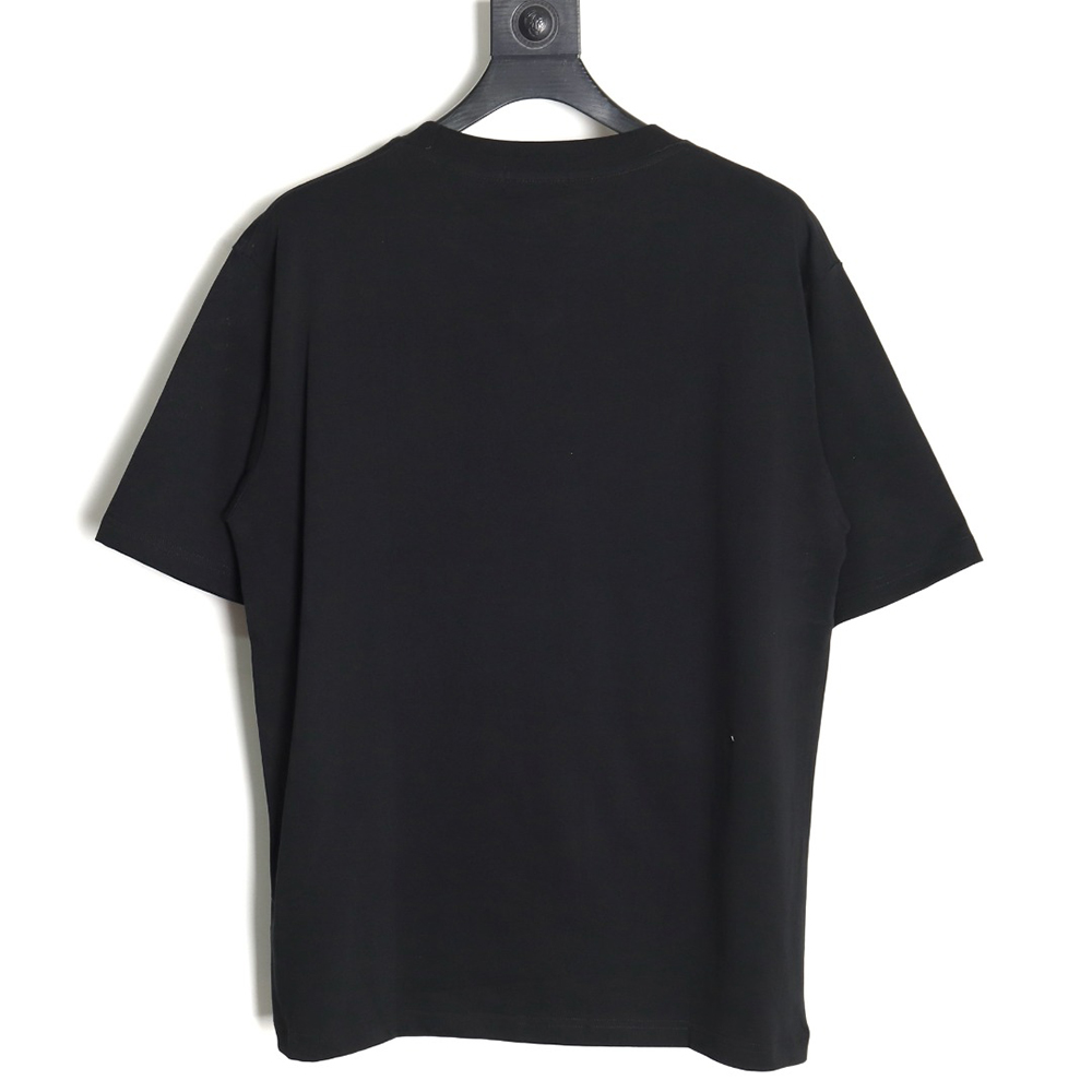 Prada collar metal triangle logo short-sleeved T-shirt