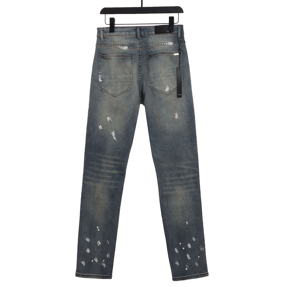 Amiri splash ink hot diamond jeans trousers