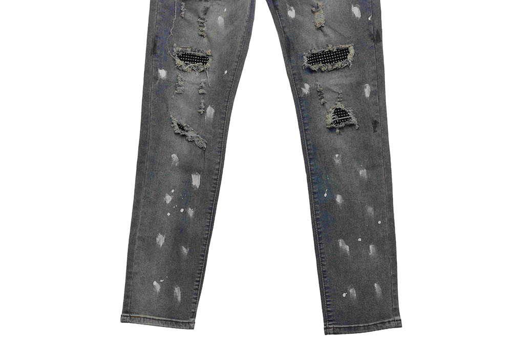 Amiri splash ink hot diamond jeans trousers