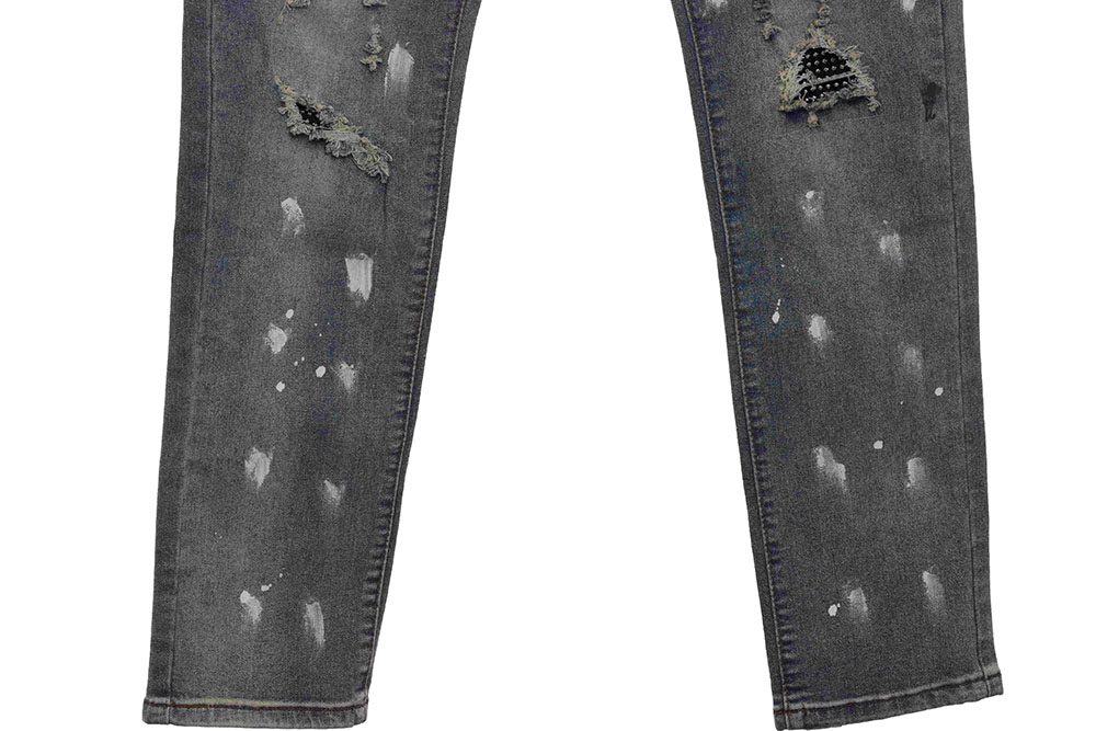 Amiri splash ink hot diamond jeans trousers