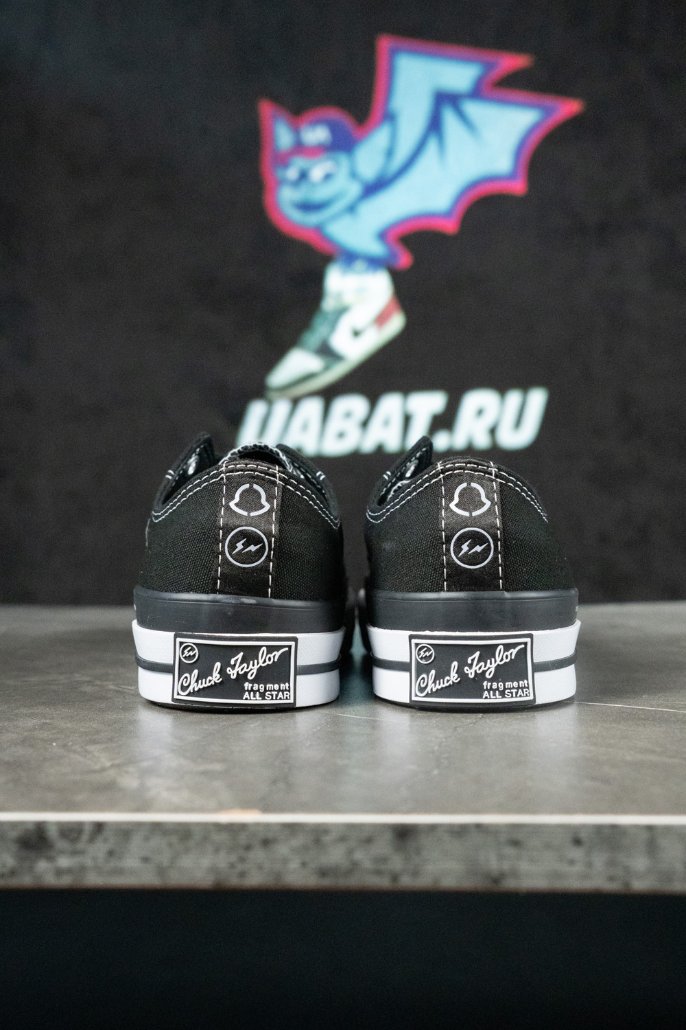 Fragment Design x Moncler x Chuck 70 Low 'Black'