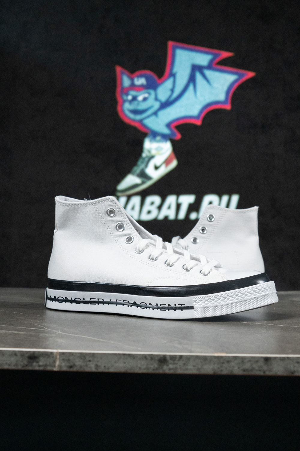 Fragment Design x Moncler x Chuck 70 High ''White''