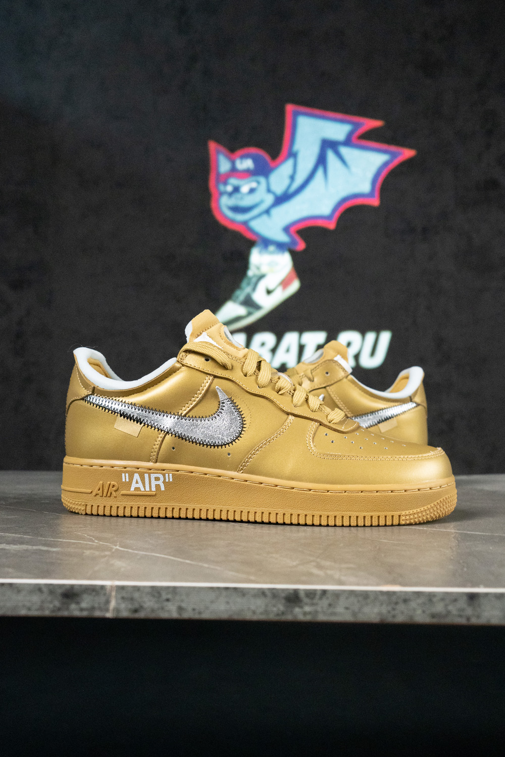 OFF WHITE & Nike Air Force 1 Low Gold