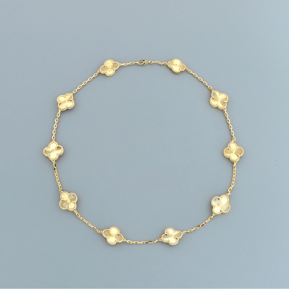 Van Cleef & Arpels Vintage Alhambra necklace, 10 motifs