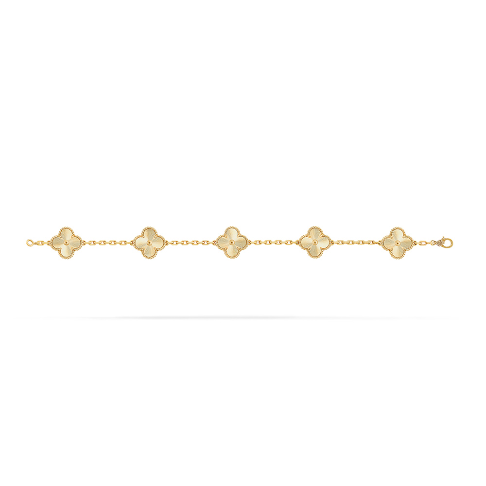 Van Cleef & Arpels Vintage Alhambra bracelet 5 motifs